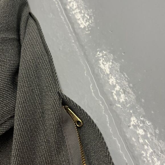 Vintage 50s Day's Grey Ranger Wool Whipcord Coat - Picture 3 of 4